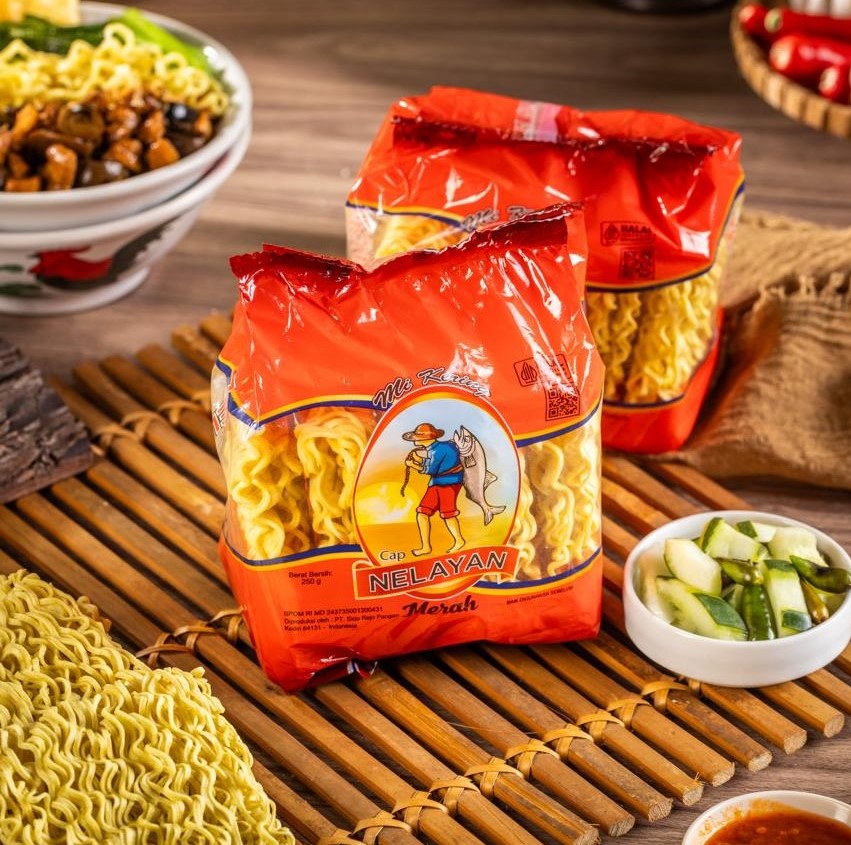 Mi Keriting Cap Nelayan Merah